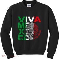Mexican Independence Day Viva Mexico Kids Sweatshirt thumb 0