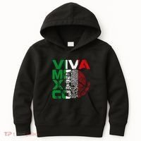 Mexican Independence Day Viva Mexico Kids Hoodie thumb 0