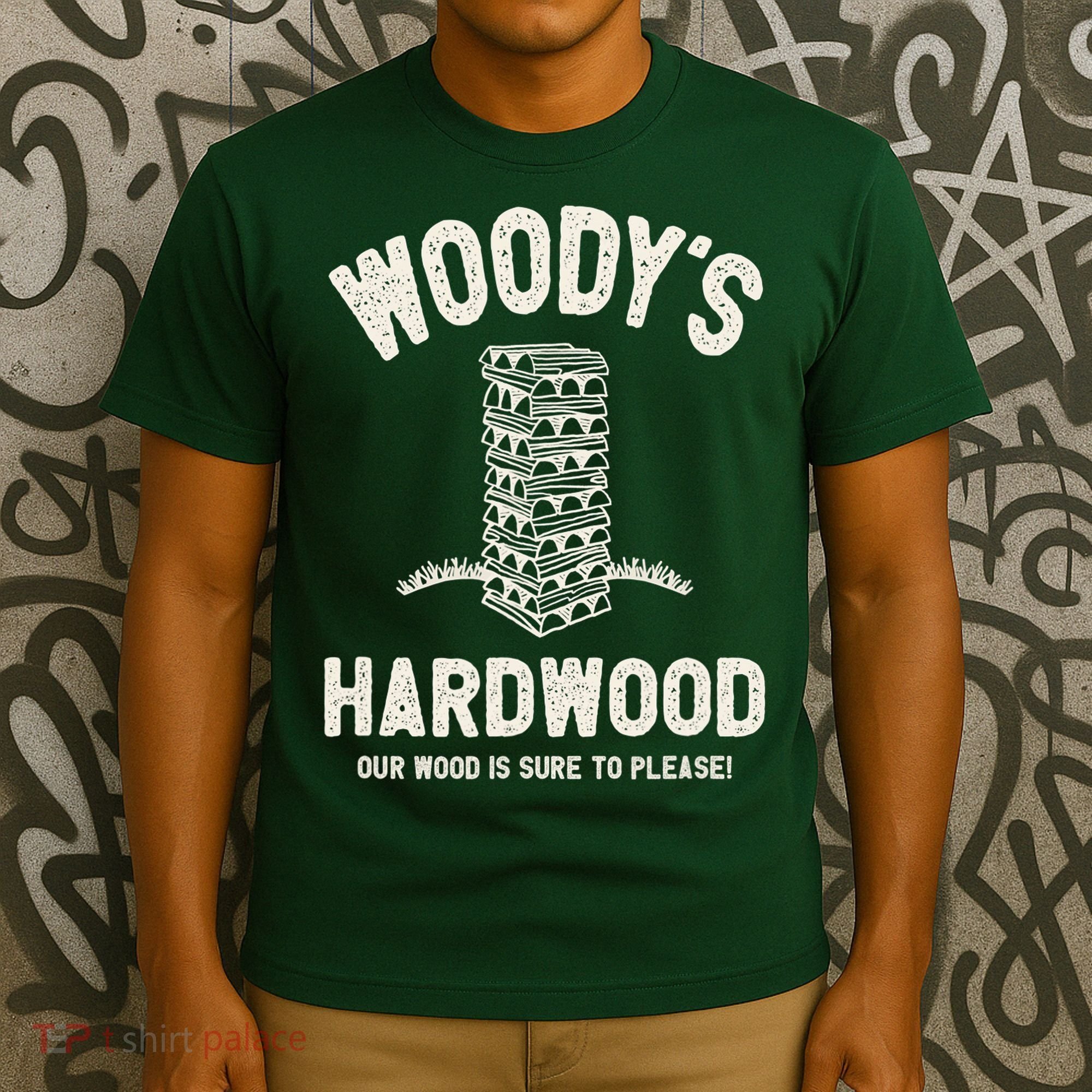 Mens Inappropriate Dirty Adult Humor Funny Woody's Hardwood T-Shirt