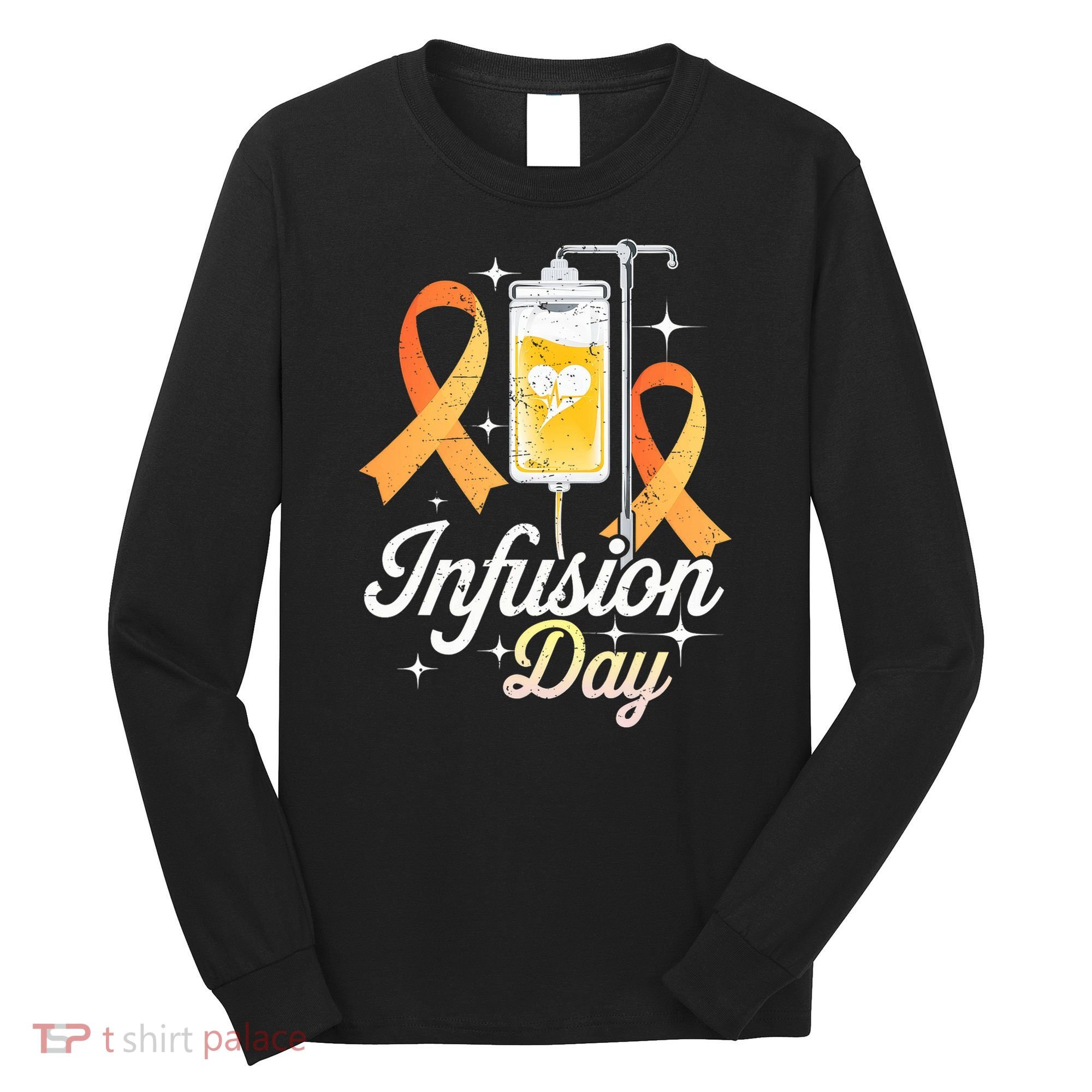 MS I.n.f.u.s.i.o.n Day Multiple Sclerosis Awareness Ribbon Long Sleeve Shirt