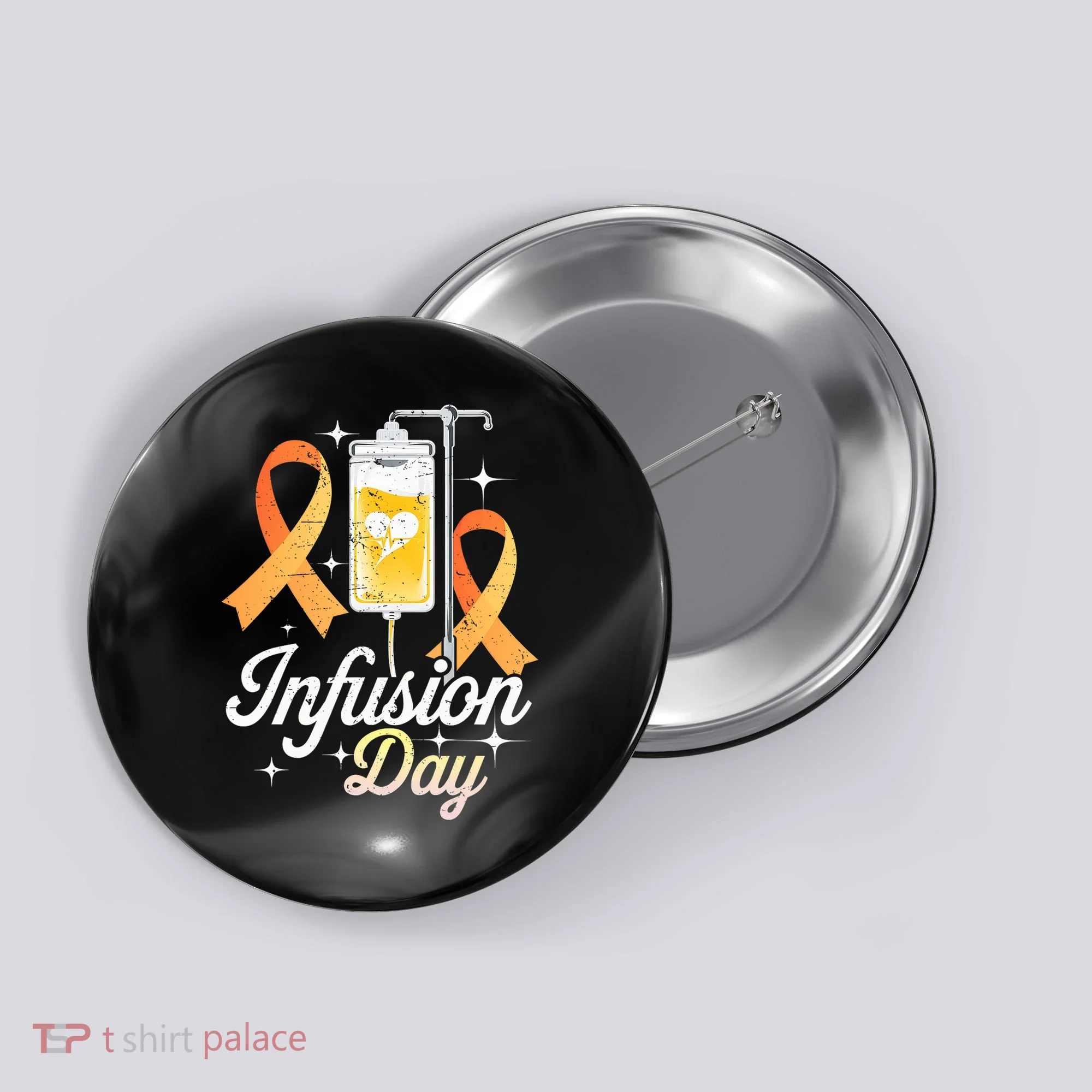 MS I.n.f.u.s.i.o.n Day Multiple Sclerosis Awareness Ribbon Button