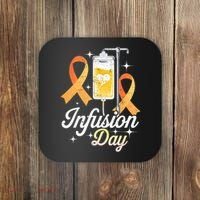MS I.n.f.u.s.i.o.n Day Multiple Sclerosis Awareness Ribbon Coaster thumb 0