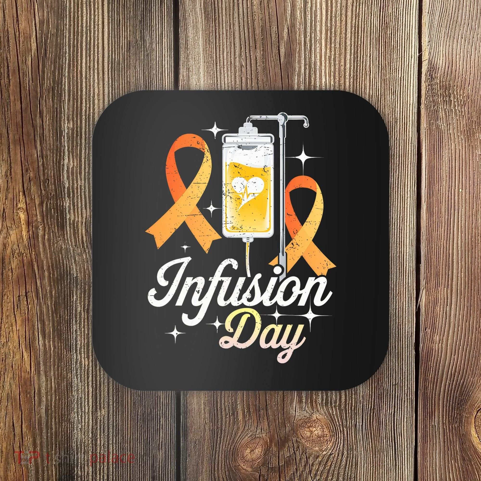 MS I.n.f.u.s.i.o.n Day Multiple Sclerosis Awareness Ribbon Coaster
