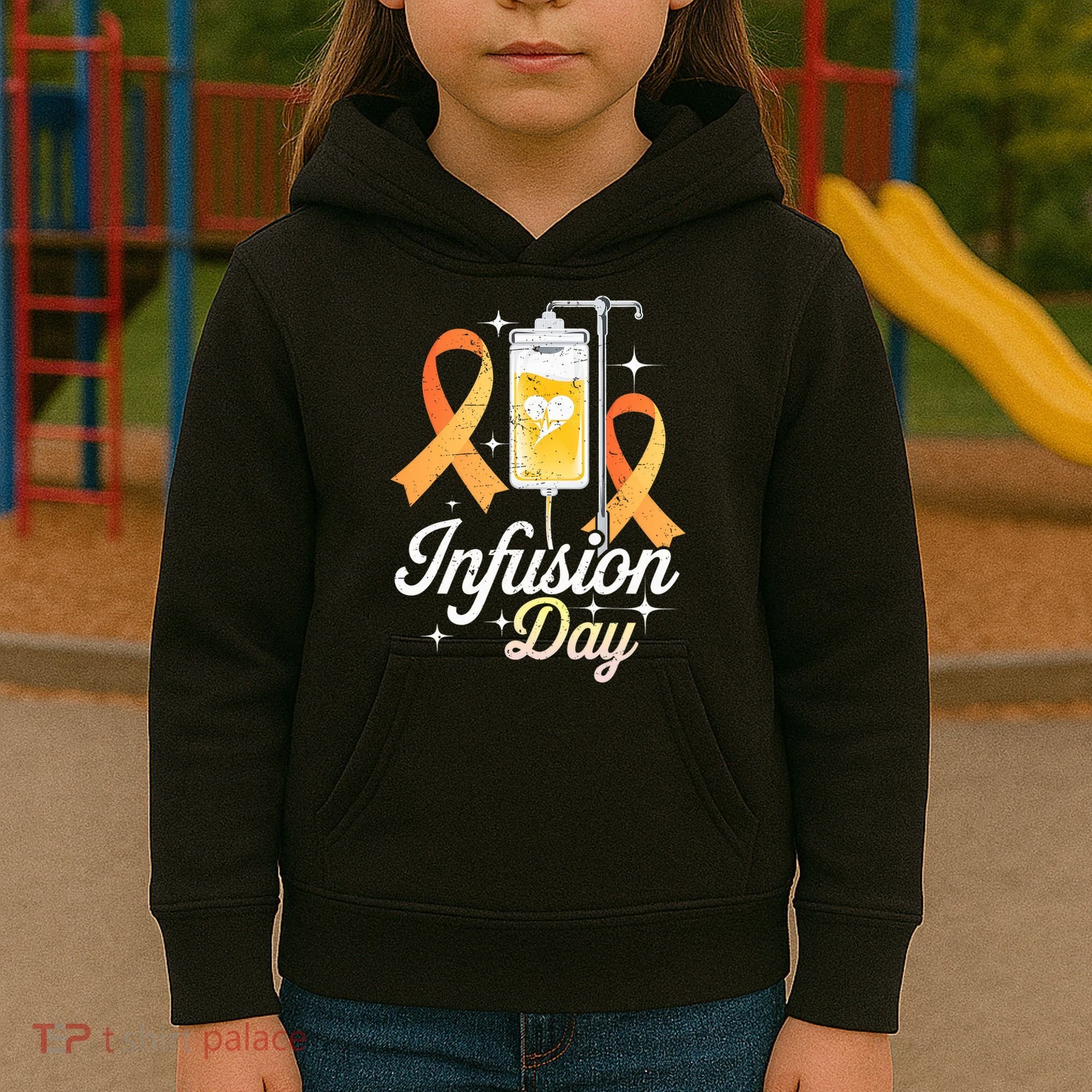 MS I.n.f.u.s.i.o.n Day Multiple Sclerosis Awareness Ribbon Kids Hoodie