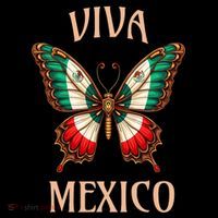 Mexico Independence Day Butterfly Mexican Flag Hoodie thumb 7