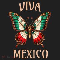Mexico Independence Day Butterfly Mexican Flag Tumbler thumb 3