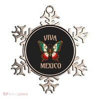 Mexico Independence Day Butterfly Mexican Flag Ornament thumb 0