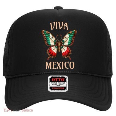 Mexico Independence Day Butterfly Mexican Flag Hat