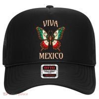 Mexico Independence Day Butterfly Mexican Flag Hat thumb 0