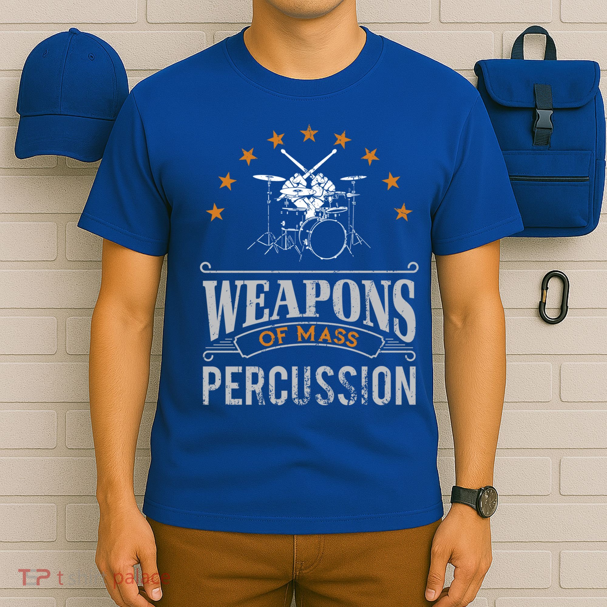Musical Instrument Drums Funny Percussion Drummer Gift  T-Shirt