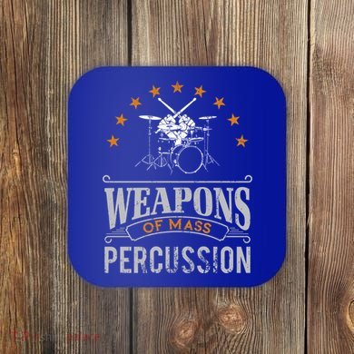 Musical Instrument Drums Funny Percussion Drummer Gift  Coaster