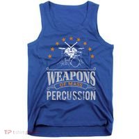 Musical Instrument Drums Funny Percussion Drummer Gift  Tank Top thumb 0