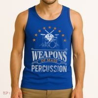 Musical Instrument Drums Funny Percussion Drummer Gift  Tank Top thumb 3