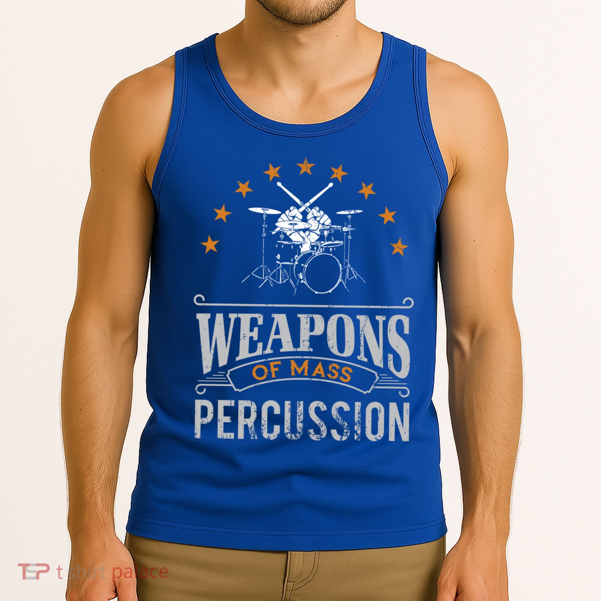 Musical Instrument Drums Funny Percussion Drummer Gift  Tank Top