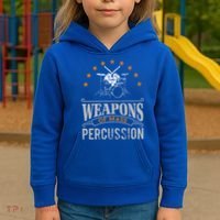 Musical Instrument Drums Funny Percussion Drummer Gift  Kids Hoodie thumb 3