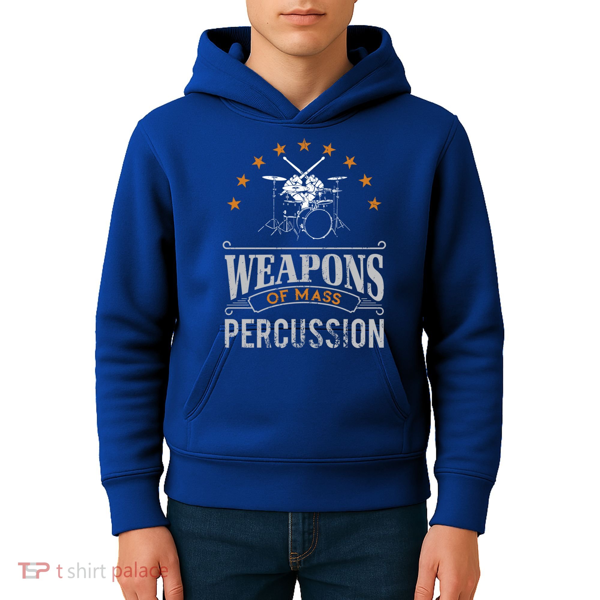 Musical Instrument Drums Funny Percussion Drummer Gift  Kids Hoodie