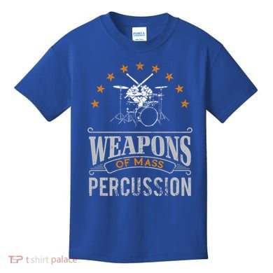 Musical Instrument Drums Funny Percussion Drummer Gift  Kids T-Shirt