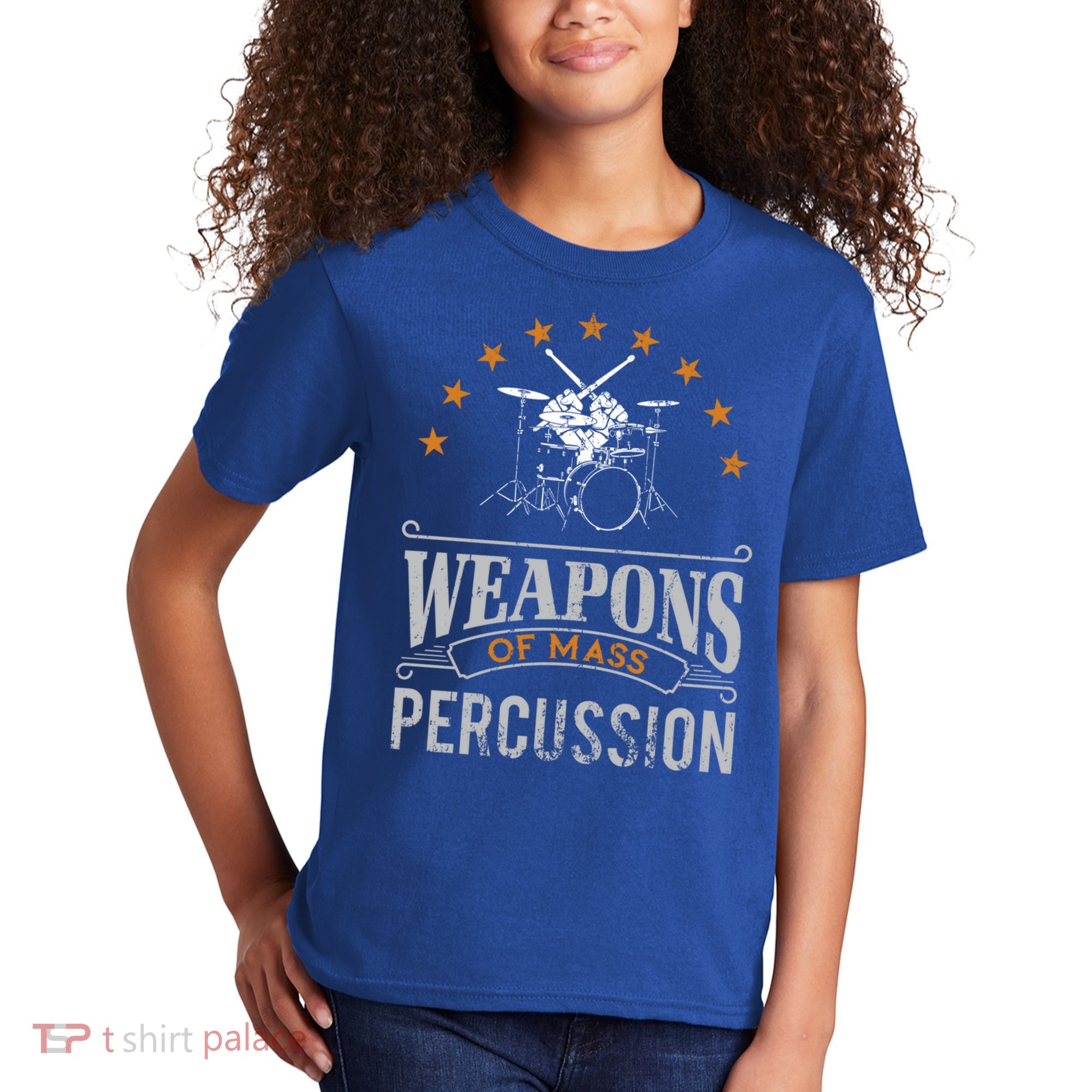 Musical Instrument Drums Funny Percussion Drummer Gift  Kids T-Shirt