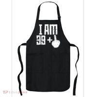 Middle Finger 40th Birthday Funny Apron thumb 0