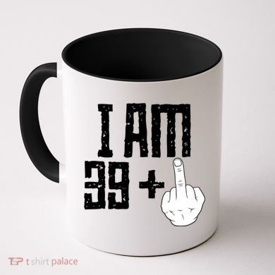 Middle Finger 40th Birthday Funny Coffee Mug