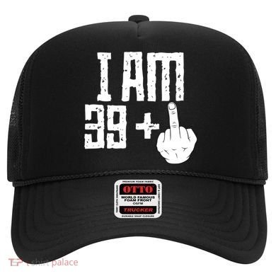 Middle Finger 40th Birthday Funny Hat