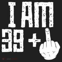 Middle Finger 40th Birthday Funny Golf Towel thumb 3