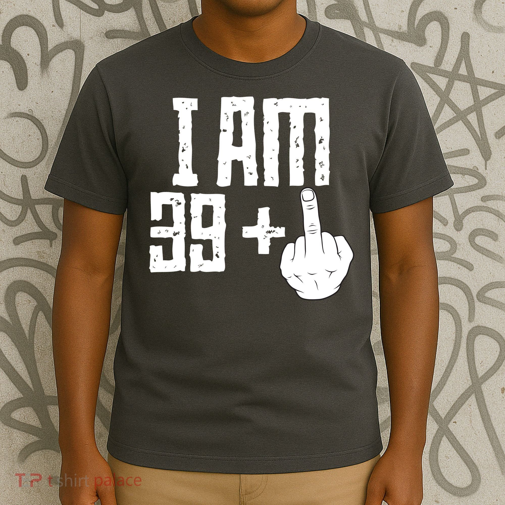 Middle Finger 40th Birthday Funny T-Shirt