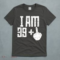 Middle Finger 40th Birthday Funny T-Shirt thumb 5