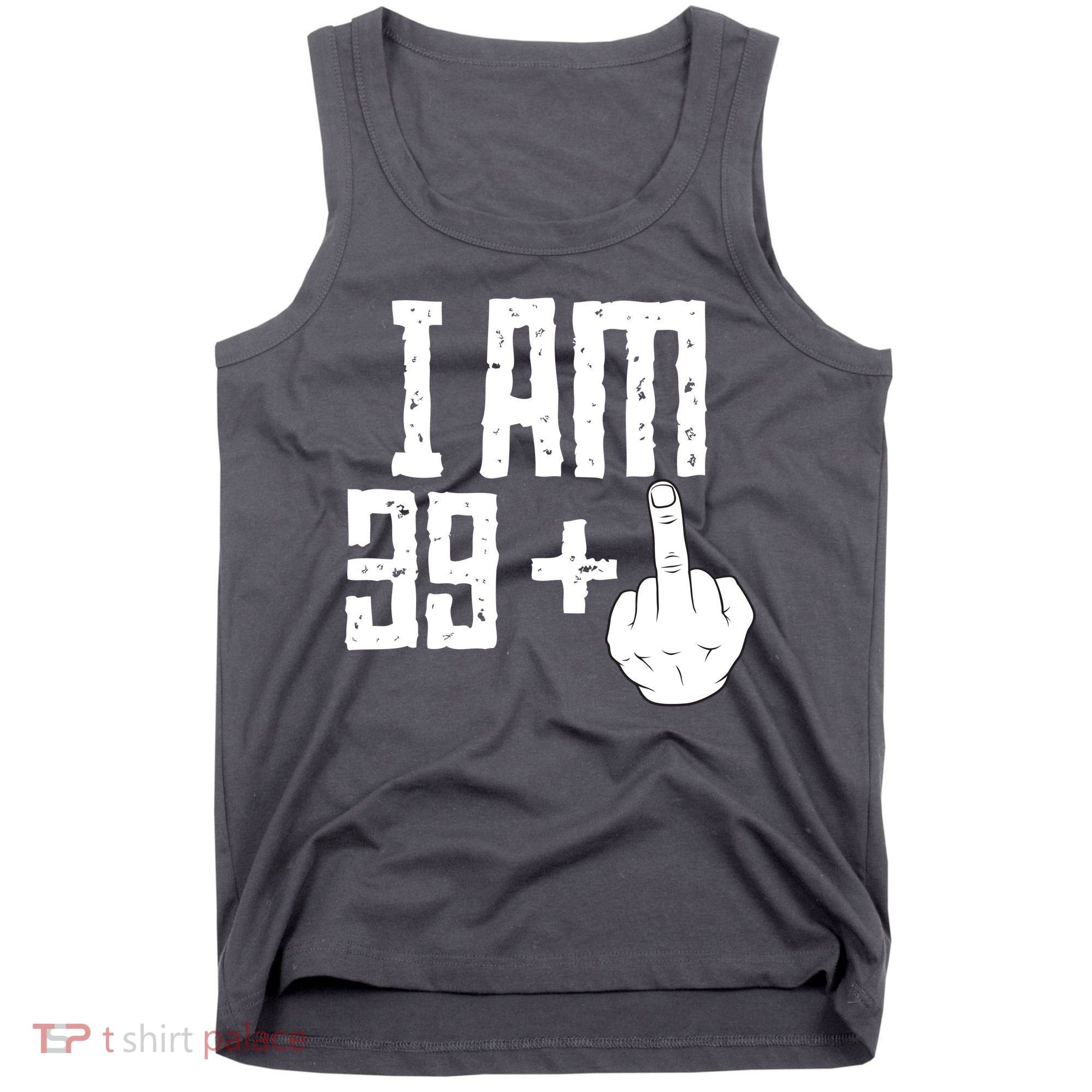 Middle Finger 40th Birthday Funny Tank Top