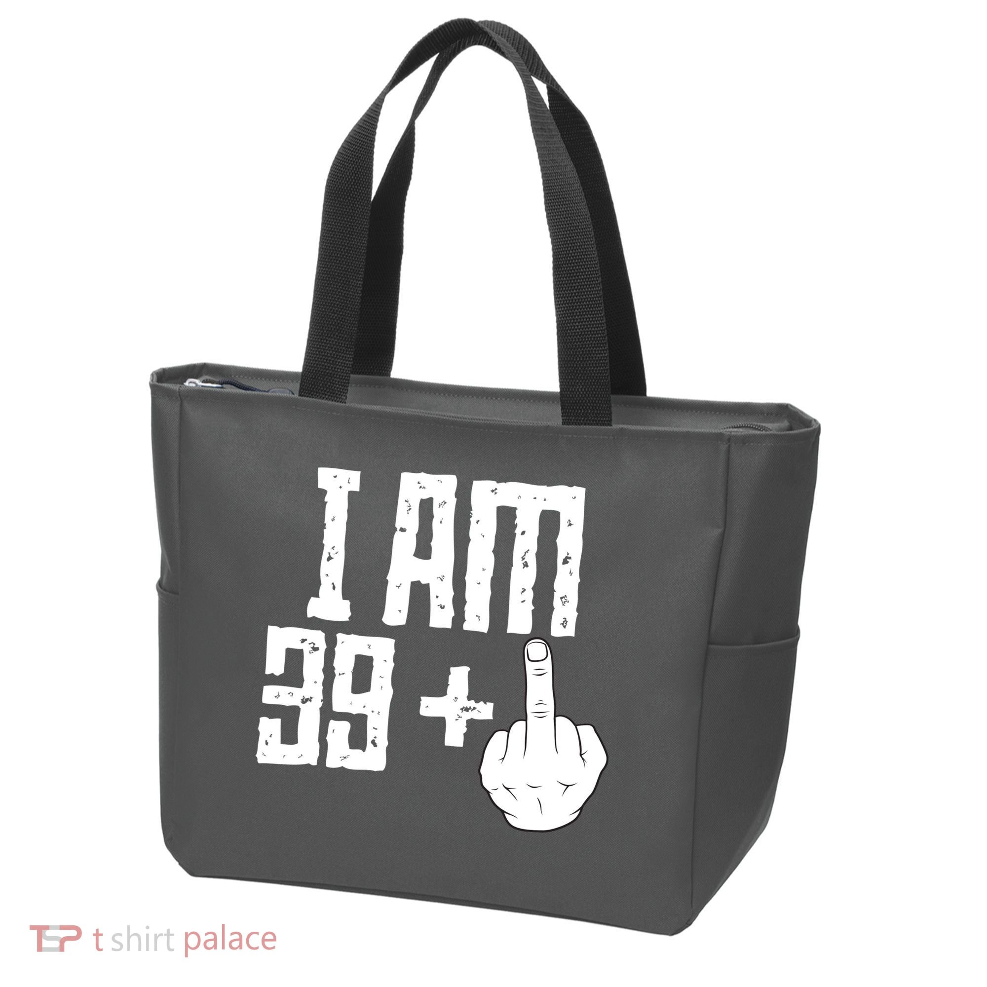 Middle Finger 40th Birthday Funny Tote Bag