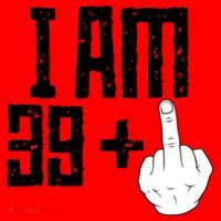 Middle Finger 40th Birthday Funny Santa Hat thumb 1