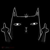 Middle Finger Cat Toddler Hoodie thumb 2