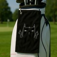 Middle Finger Cat Golf Towel thumb 2