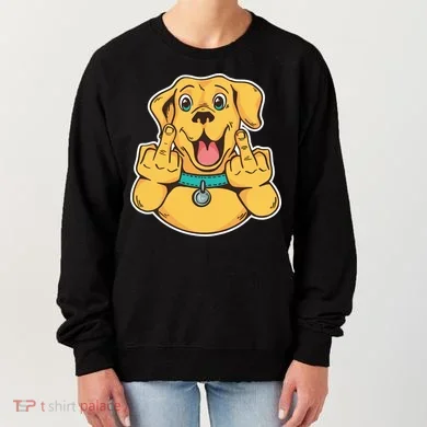 Middle Finger Dog Women's Sweatshirt