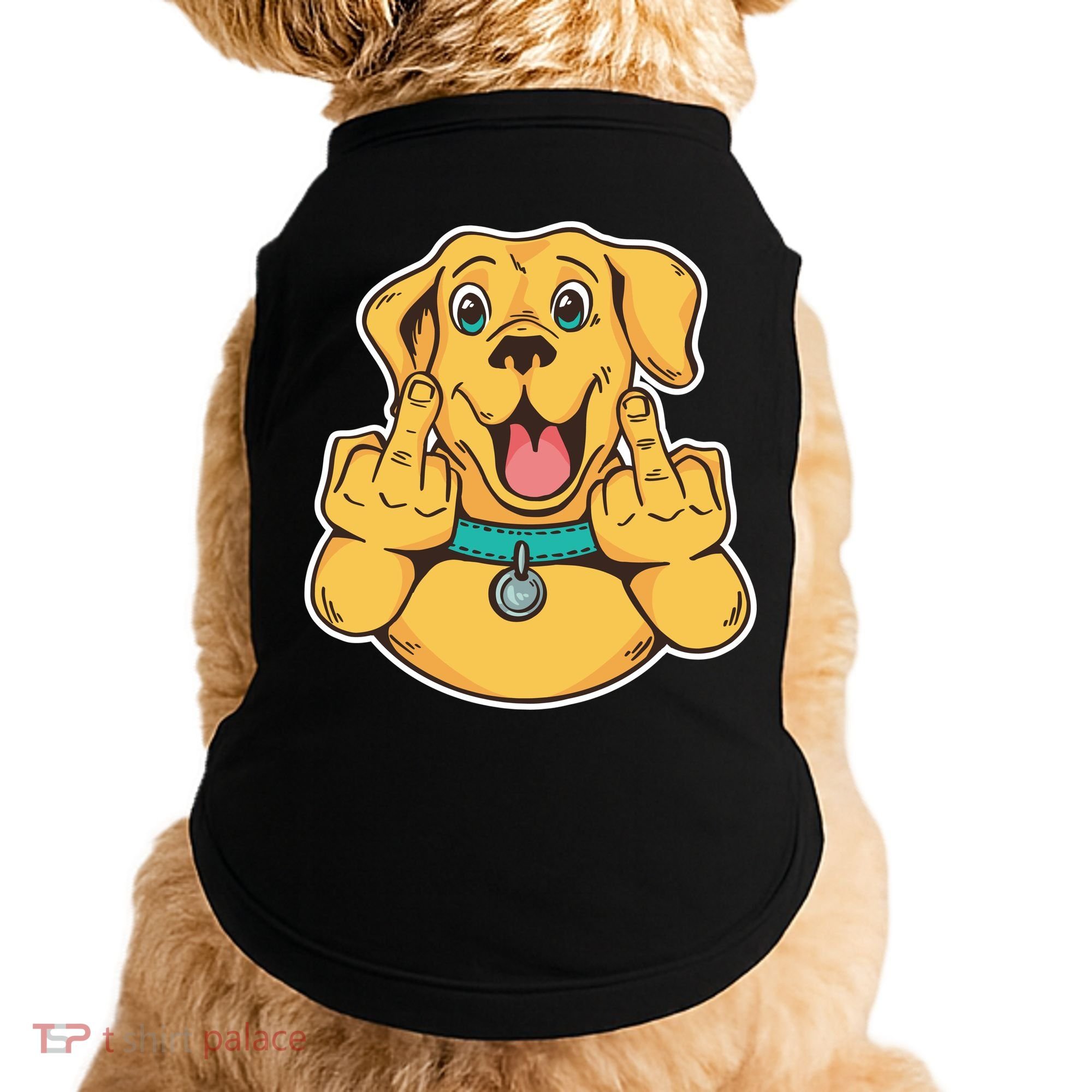 Middle Finger Dog Doggie Tank