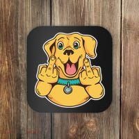 Middle Finger Dog Coaster thumb 0