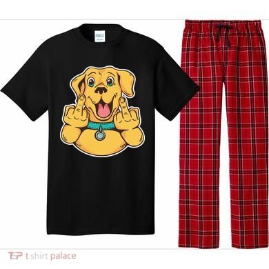 Middle Finger Dog Pajama Set
