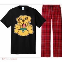 Middle Finger Dog Pajama Set thumb 0