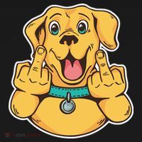 Middle Finger Dog Polo thumb 3