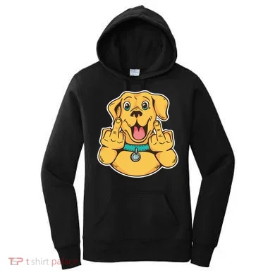 Middle Finger Dog Women's Hoodie