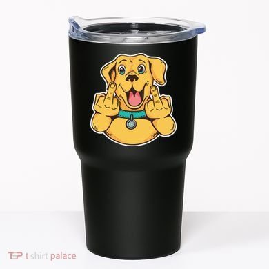 Middle Finger Dog Tumbler