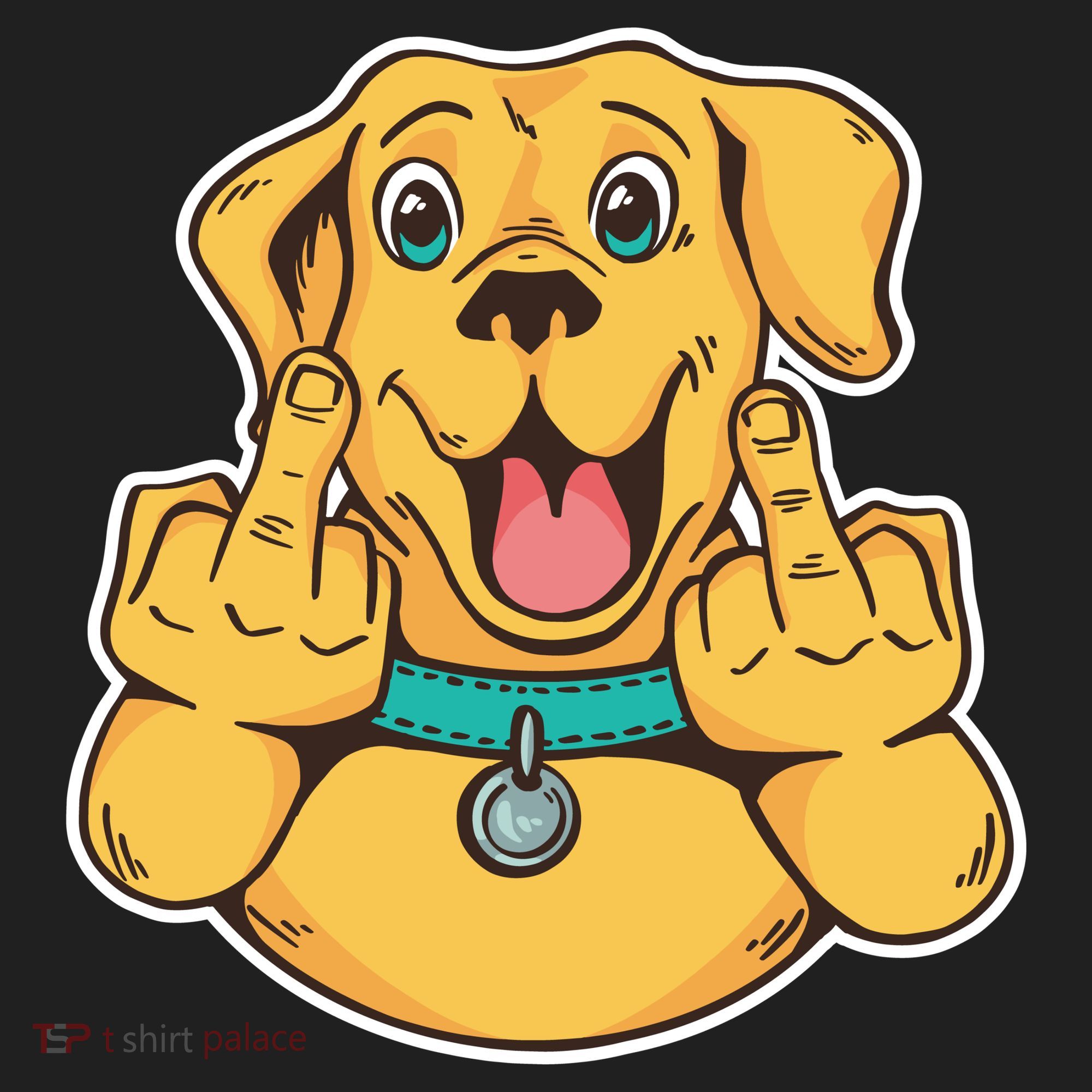 Middle Finger Dog Tumbler