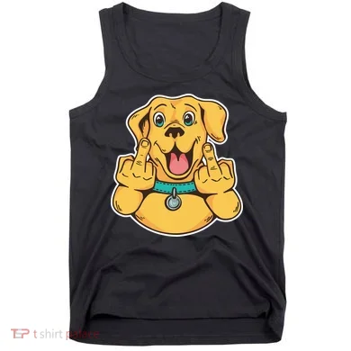 Middle Finger Dog Tank Top