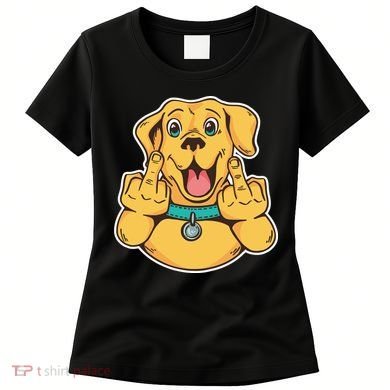 Middle Finger Dog Women's T-Shirt