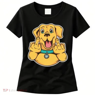 Middle Finger Dog Women's T-Shirt