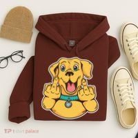 Middle Finger Dog Hoodie thumb 4