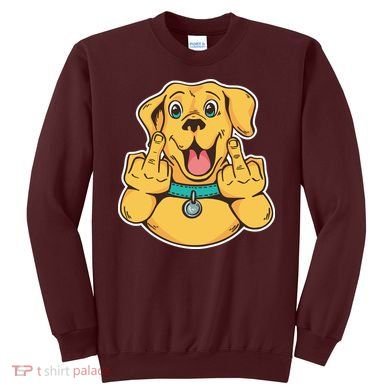 Middle Finger Dog Sweatshirt