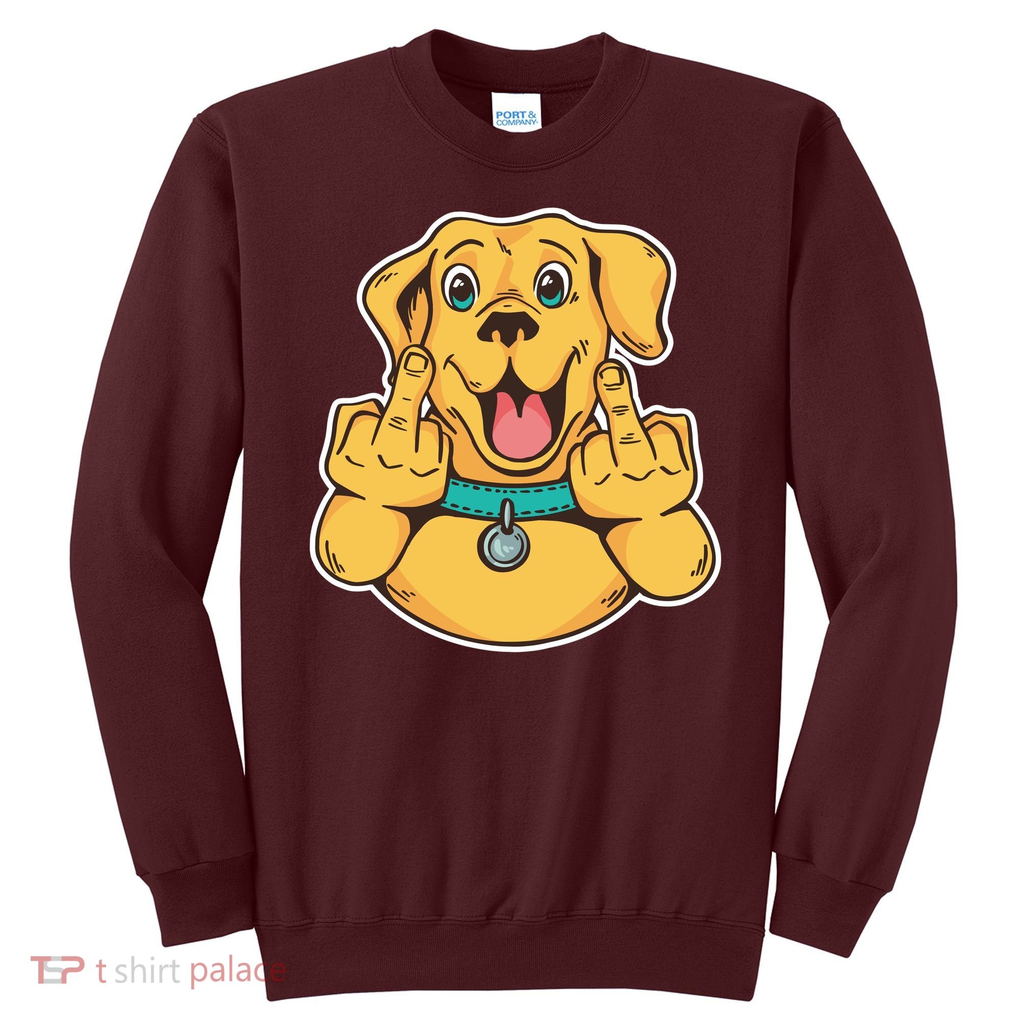 Middle Finger Dog Sweatshirt