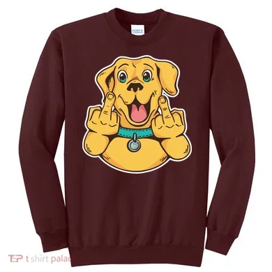 Middle Finger Dog Sweatshirt