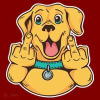Middle Finger Dog Sweatshirt thumb 2